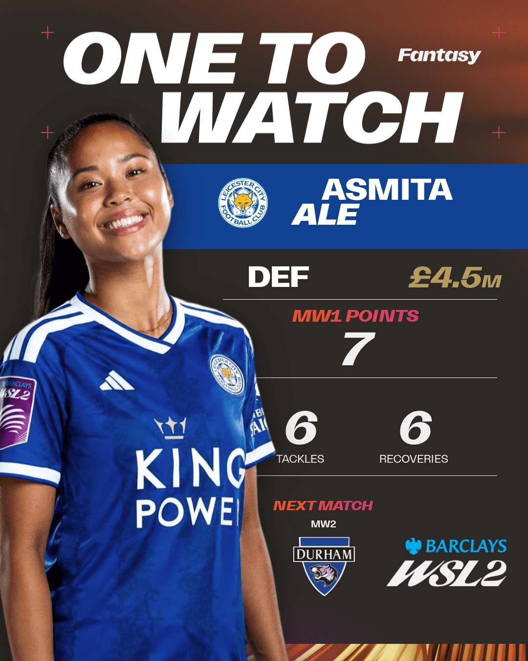 image: Asmita Ale ONE2WATCH - X