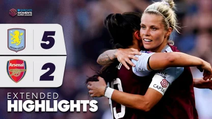 image: Extended Highlights: Aston Villa 5-2 Arsenal 💥 | Barclays WSL 2024-25