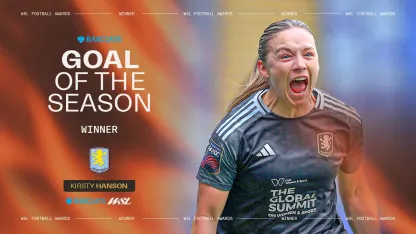 image: 🔥 Kirsty Hanson's Wins Barclays Goal of the Season | Barclays WSL 25/26