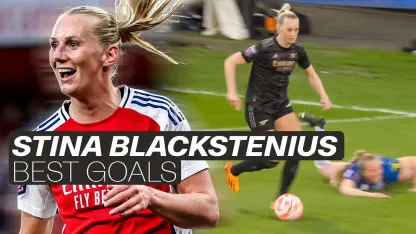 image: 🔥 Stina Blackstenius' Best Goals for Arsenal | Barclays WSL