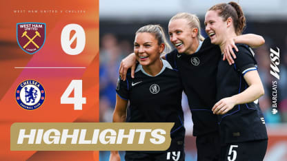 image: Blues Hit Four Past Hammers! | West Ham United v Chelsea | Highlights | Barclays WSL 25/26