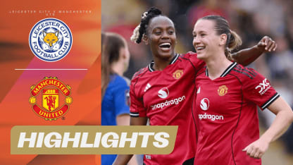 image: Zigiotti and Terland Shine in Man Utd Win | Leicester City v Manchester United | Barclays WSL 25/26