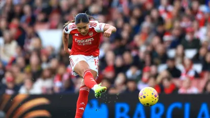 image: Blackstenius Scores Late Winner! 💥 | Arsenal v Liverpool Highlights | Barclays WSL 2025-26