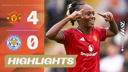 image: 💥 Malard Scores Double in United Win! | Manchester United v Leicester City Highlights BWSL 25/26