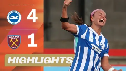 image: Five Goals In Dominant Win! | Brighton & Hove Albion v West Ham Highlights| Barclays WSL 25/26