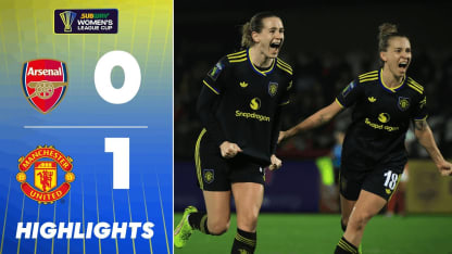 image: Terland Makes History for the Red Devils 🤩 | Arsenal v Man United | Subway Women's League Cup 25/26