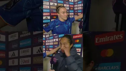 image: Footballer 🤝 Translator 🔥 What can’t Lucy Bronze do? 😮 #barclayswsl #lucybronze #chelseawomen