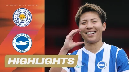 image: Seike Special Gives Seagulls Win | Leicester City v Brighton & Hove Albion | Barclays WSL 25/26