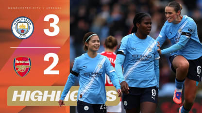 image: A Dramatic Five-Goal Thriller! | Manchester City v Arsenal | Highlights | Barclays WSL 25/26