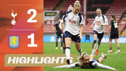 image: Holdt Scores Last-Minute Winner for Spurs 🤩 | Tottenham Hotspur v Aston Villa | Barclays WSL 25/26
