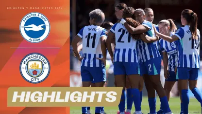 image: Haley and Seike Shock League Leaders! | Brighton v Manchester City | Barclays WSL 25/26