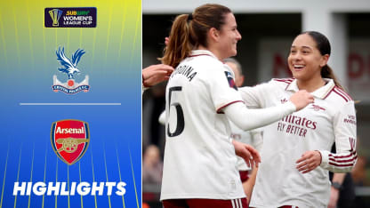 image: Gunners Advance to the Semi-Finals! | Crystal Palace v Arsenal | Subway Women's League Cup 25/26