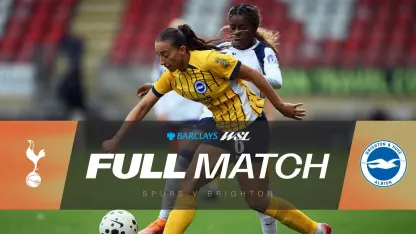image: FULL MATCH: Tottenham Hotspur v Brighton & Hove Albion | Barclays WSL 25/26