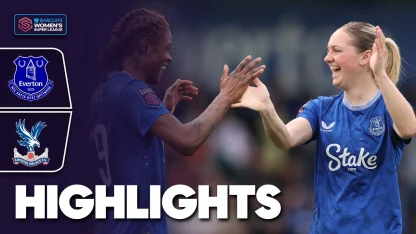 image: Gago Shines For The Toffees! | Everton v Crystal Palace Highlights | Barclays WSL 2024-25