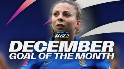 image: 💥 Veatriki Sarri's Stunning Free-Kick is December's Goal of the Month! | Barclays WSL 2 25/26