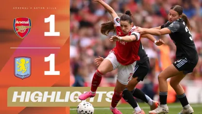 image: Late Drama at the Emirates | Arsenal v Aston Villa Highlights | Barclays WSL 25/26
