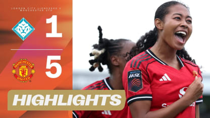 image: Melvine Malard At The Double! | London City Lionesses v Manchester United | Barclays WSL 25/26