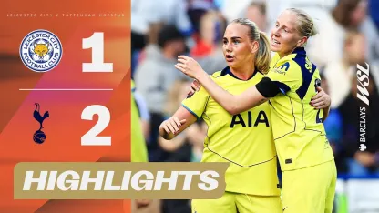 image: Spurs Back To Winning Ways! | Leicester City v Tottenham Hotspur | Highlights | Barclays WSL 25/26
