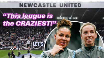 image: Newcastle's Demi Stokes & Jordan Nobbs on the Tyne-Wear Derby | Barclays WSL 2 25/26