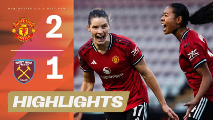 image: Janssen’s Free-Kick To Win! 🔥| Manchester United v West Ham United Highlights | Barclays WSL 2025-26