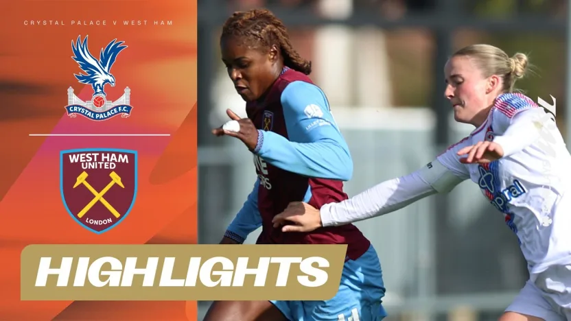 image: Kelly Gago STRIKES! 🔥| Crystal Palace v West Ham United Highlights | Barclays WSL 2026-27
