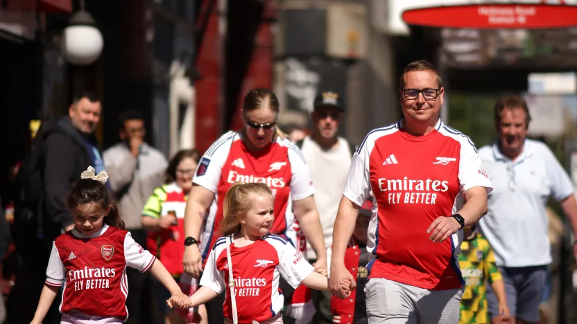 image: Arsenal FC v Manchester United FC - Barclays Women's Super League