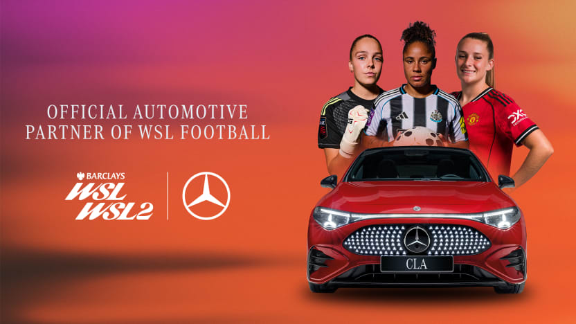 image: Mercedes-Benz UK named Official Automotive Partner of  WSL Football