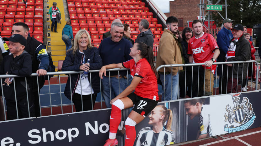 image: Newcastle United v Charlton Athletic - Barclays Women's Super League 2