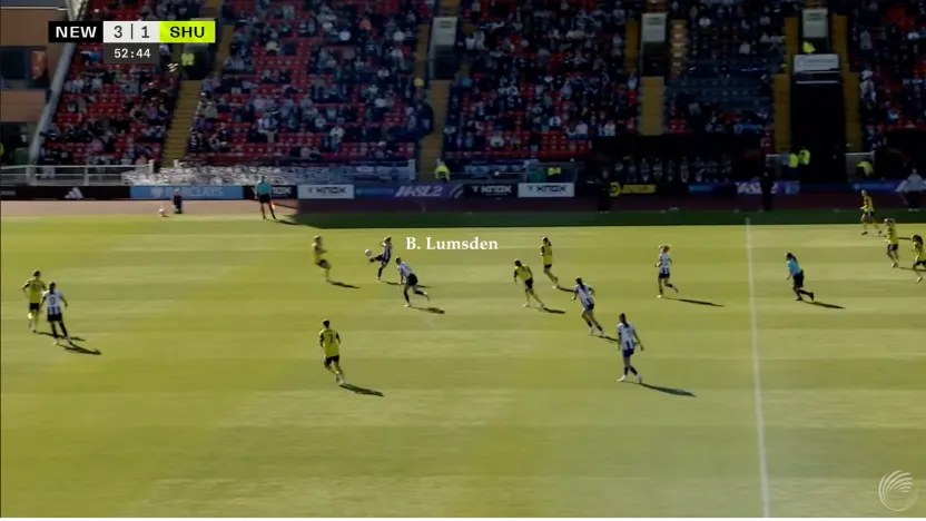 image: Lumsden - first flick vs. Sheff Utd [Forge]