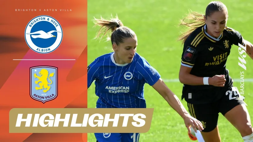 image: Late Drama Equalizer! | Brighton & Hove Albion v Aston Villa Highlights | Barclays WSL 2026-27
