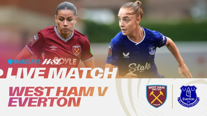 image: LIVE: West Ham United v Everton | Barclays WSL 26/27