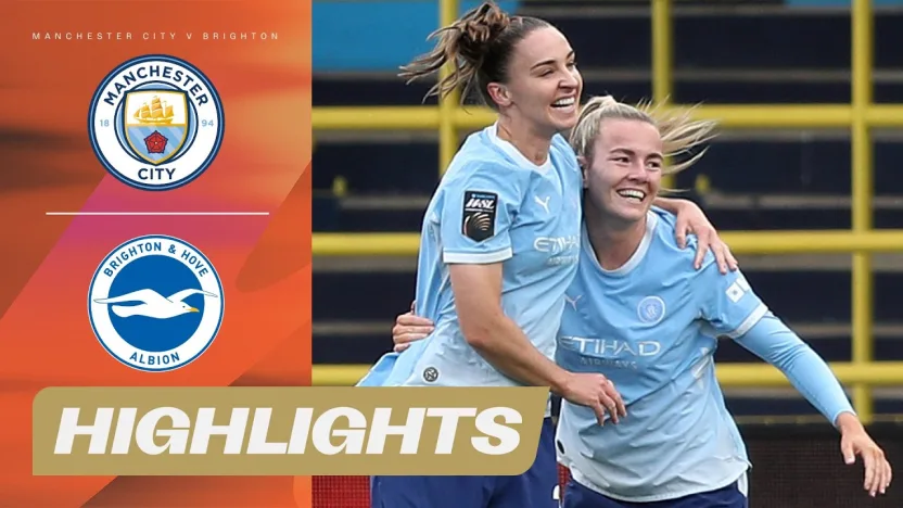 image: Perfect Run Continues | Manchester City v Brighton Highlights | Barclays WSL 2026-27