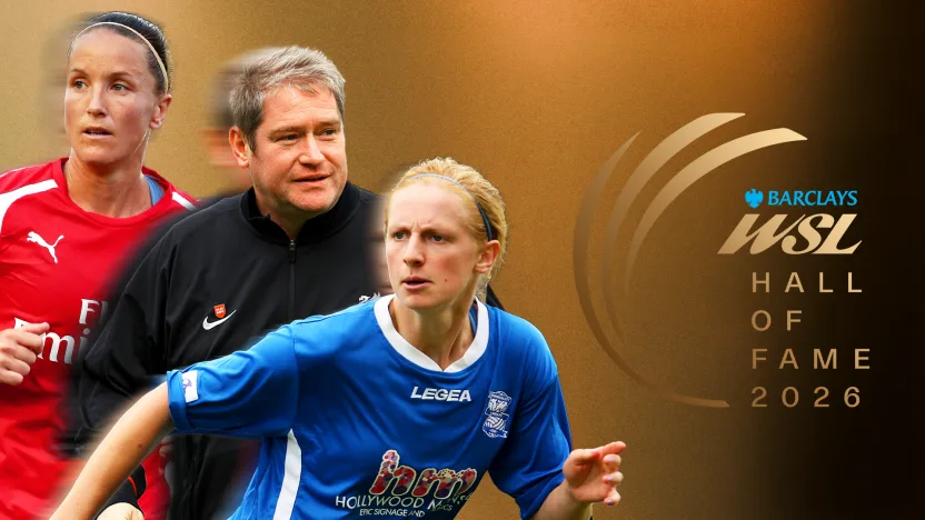 image: Casey Stoney MBE, Kerys Harrop and Matt Beard inducted into Barclays Women's Super League Hall of Fame