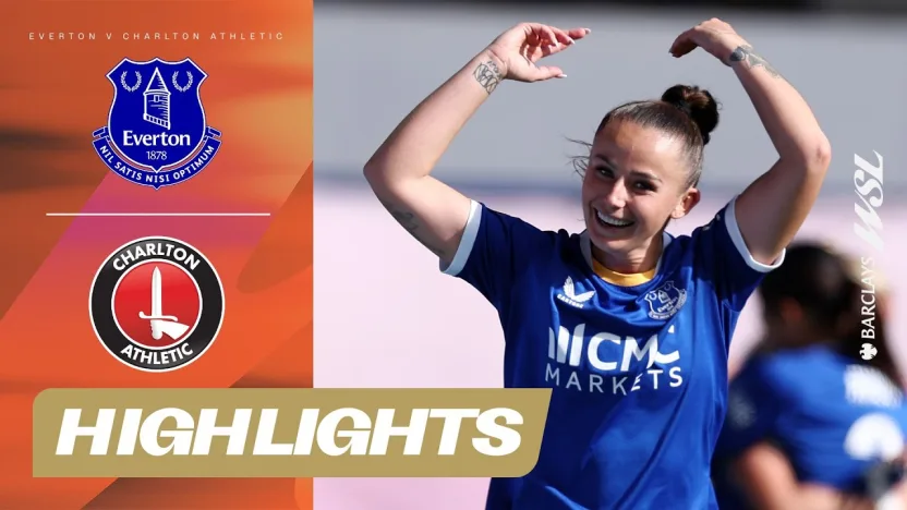 image: Red Robins Pick Up Red Cards | Everton v Charlton Athletic Highlights | Barclays WSL 26/27