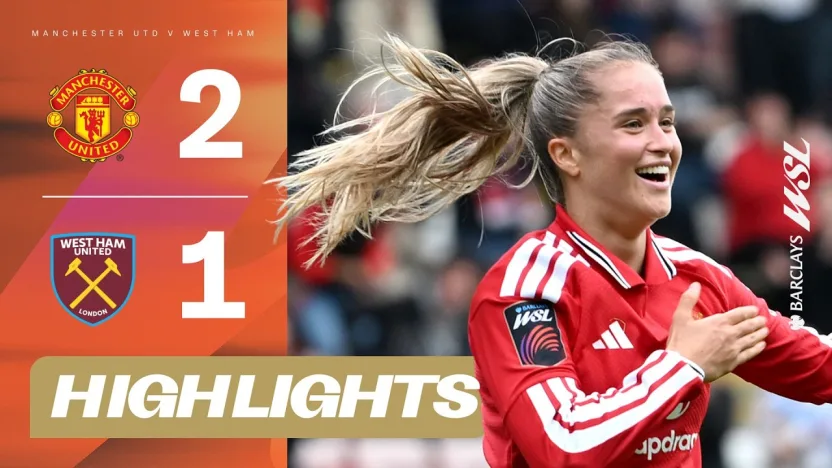 image: Stoppage Time Drama | Manchester United v West Ham | Barclays WSL 26/27