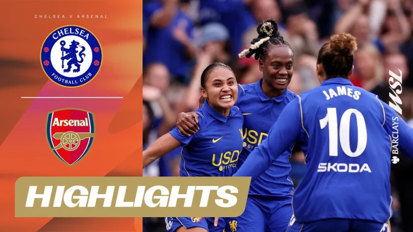 image: Thompson Seals Derby Victory! | Chelsea v Arsenal Highlights | Barclays WSL 25/26