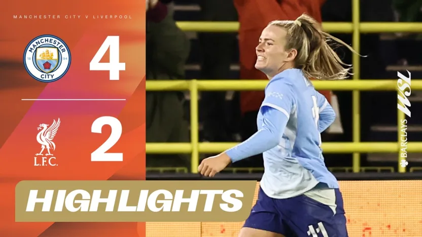image: Hemp Stars in City Comeback Win | Manchester City v Liverpool | Barclays WSL 26/27