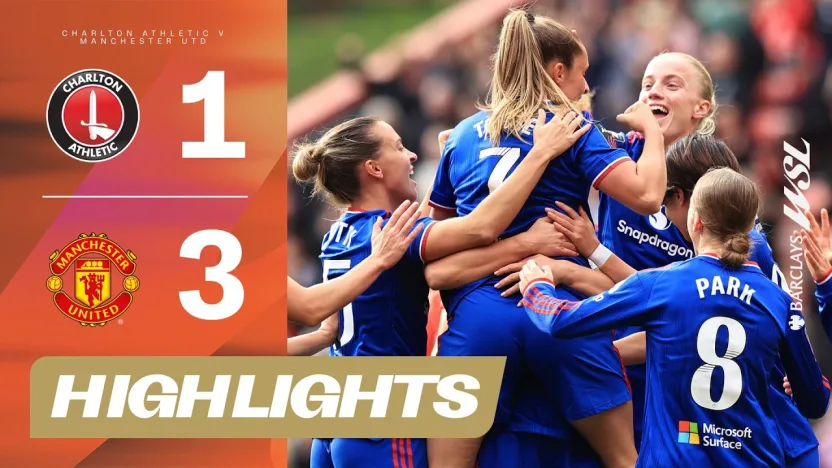 image: Ella Toone STUNNER! 🚀 | Charlton Athletic v Manchester United Highlights | Barclays WSL 2026-27
