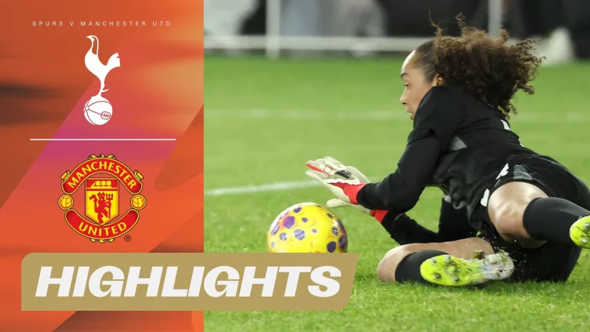 image: Tense Top Of The Table Clash | Tottenham v Manchester United | Barclays WSL 25/26