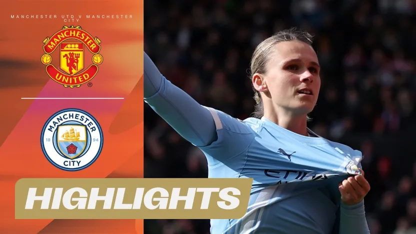 image: Miedema Bags Rapid Brace | Manchester United v Manchester City | Barclays WSL 25/26
