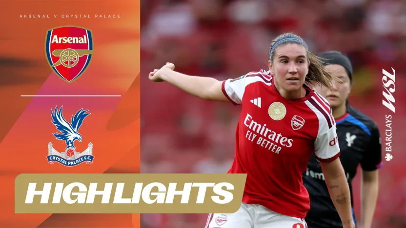 image: London Rivals Battle | Arsenal v Crystal Palace Highlights | Barclays WSL 26/27