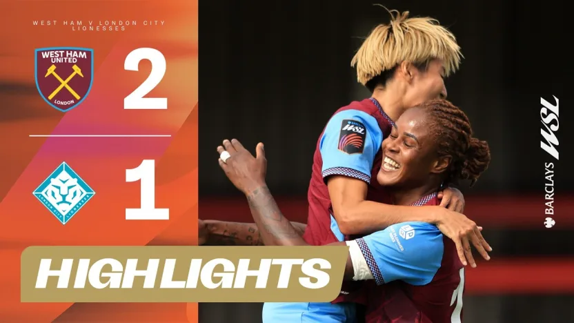 image: London Derby Drama | West Ham v London City Lionesses Highlights | Barclays WSL 26/27