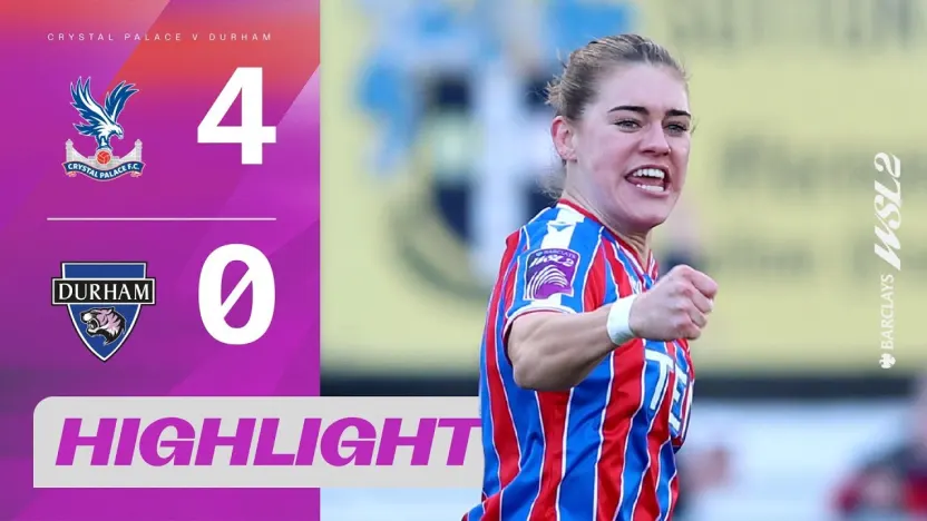 image: Four Goal Onslaught Earns Palace The Win! | Crystal Palace v Durham Highlights | BWSL 2 25/26