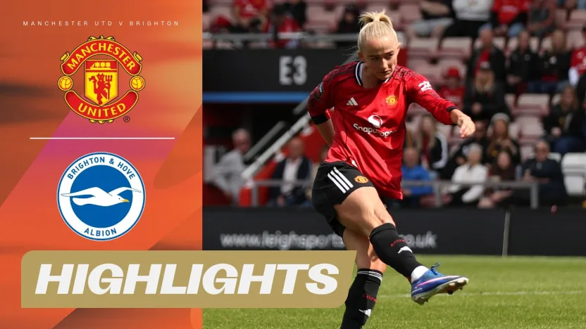 image: Injury-Time Equaliser! | Manchester United v Brighton & Hove Albion | Barclays WSL 25/26