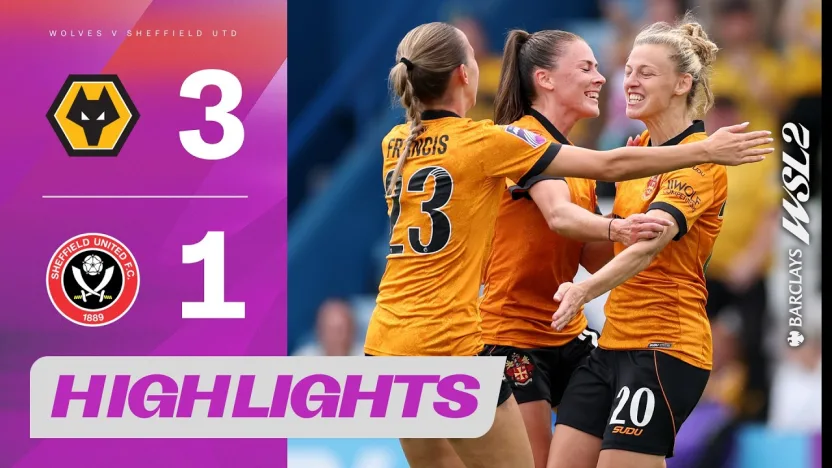 image: Hughes, Sims & Daniëls Sink The Blades | Wolves v Sheffield United | Barclays WSL 2 26/27