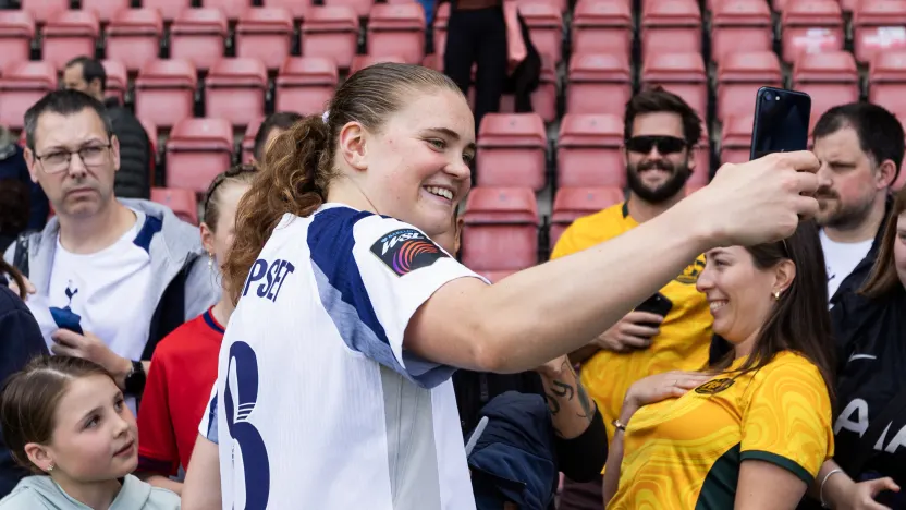 image: Box-to-Box Brilliance - Signe Gaupset is Carrying Spurs Forward