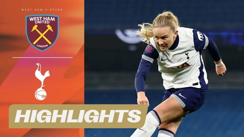 image: Two Spectacular Spurs Worldies | West Ham United v Tottenham | Barclays WSL 25/26