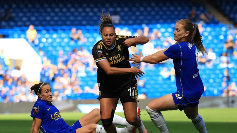 image: James Scores And Okuma Outstanding Debut | Chelsea v Aston Villa Highlights | Barclays WSL 26/27