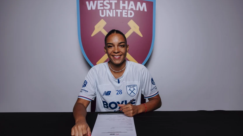 image: Estelle Cascarino returns to West Ham United