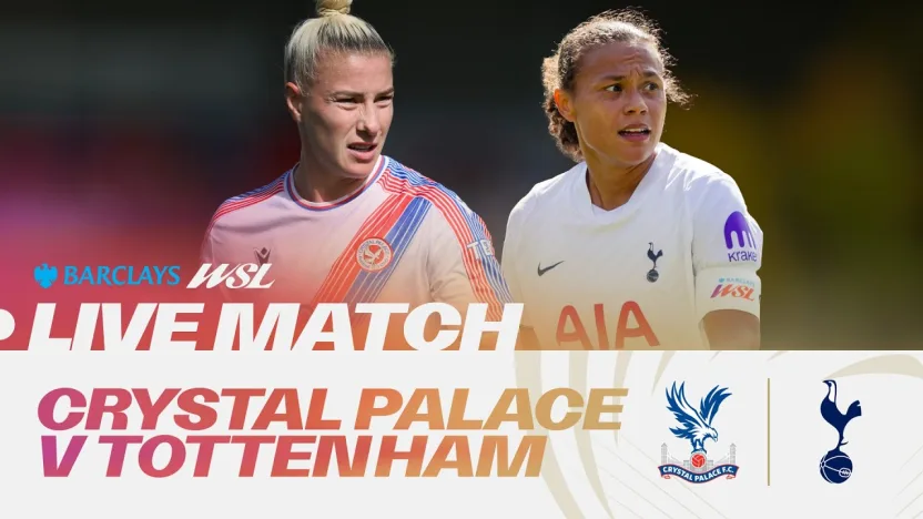 image: LIVE: Crystal Palace v Tottenham Hotspur | Barclays WSL 26/27